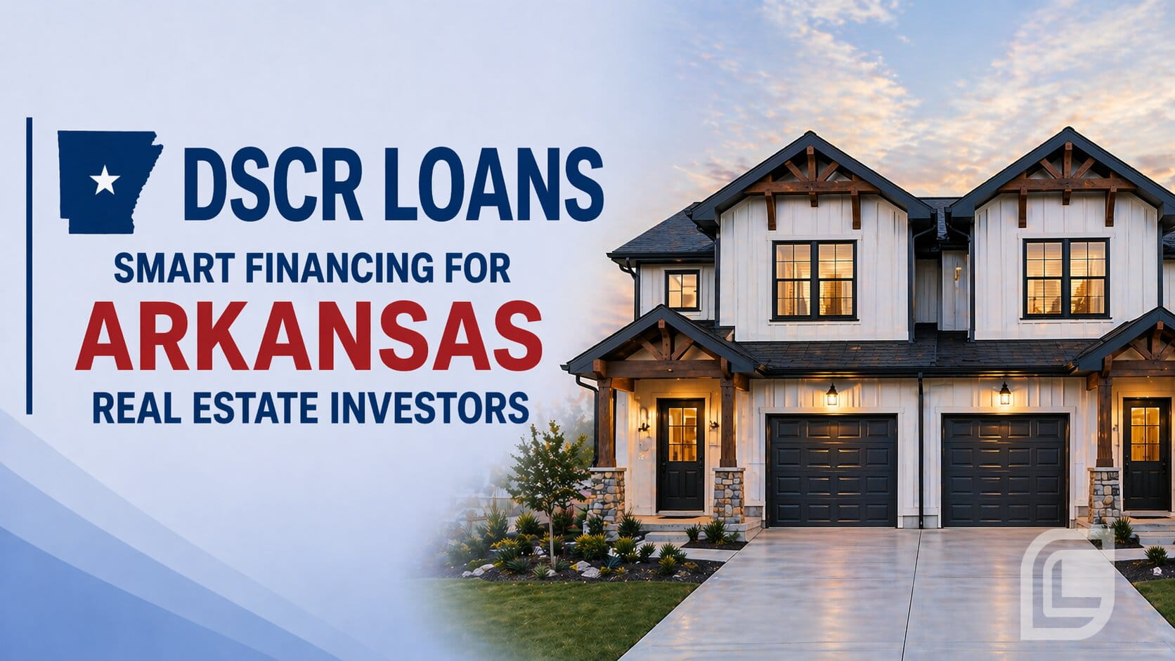 Arkansas DSCR mortgage broker financing rental property duplex for real estate investors