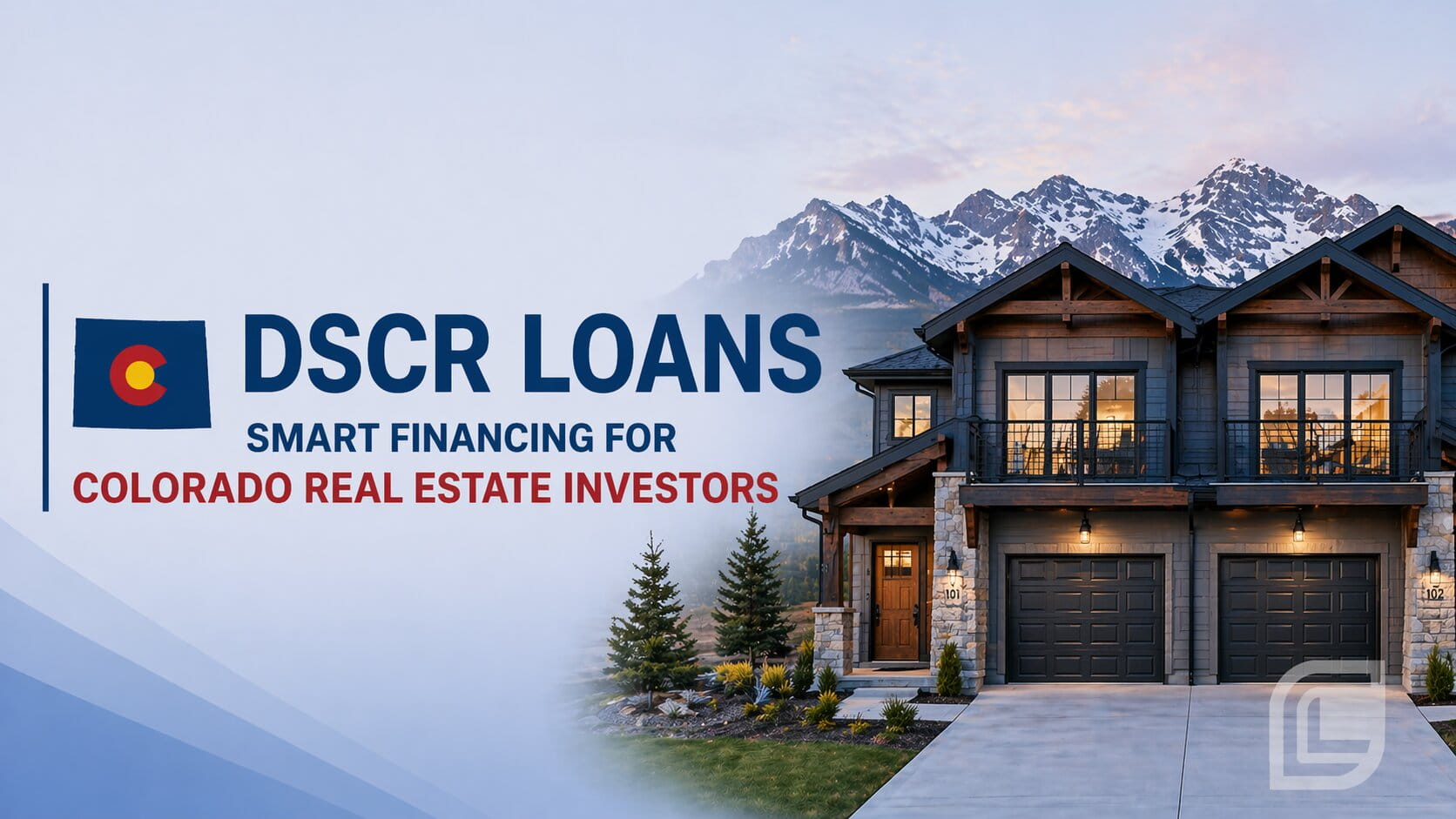 Colorado DSCR mortgage broker financing rental property mountain duplex for real estate investors