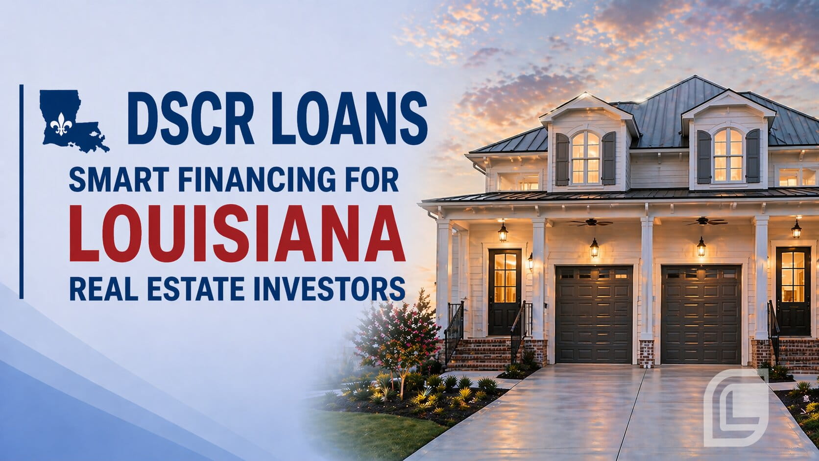 Louisiana DSCR mortgage broker financing rental property duplex for real estate investors